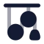 Pulley icon with bulk rounded style