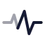 Pulse icon with twotone rounded style