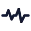Pulse icon with solid standard style