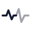 Pulse icon with twotone rounded style