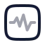 Pulserectangle icon with twotone rounded style