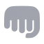 Punch icon with bulk rounded style