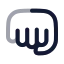 Punch icon with twotone rounded style
