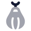 Punchingball icon with bulk rounded style