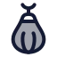 Punchingball icon with duotone rounded style