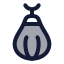 Punchingball icon with duotone rounded style
