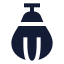 Punchingball icon with solid sharp style