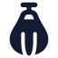 Punchingball icon with solid standard style