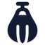 Punchingball icon with solid standard style