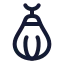 Punchingball icon with stroke rounded style