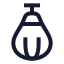 Punchingball icon with stroke sharp style