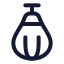 Punchingball icon with stroke standard style