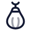 Punchingball icon with twotone rounded style