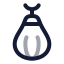 Punchingball icon with twotone rounded style