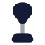 Punchingball icon with bulk rounded style
