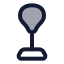 Punchingball icon with duotone rounded style