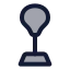 Punchingball icon with duotone standard style