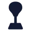 Punchingball icon with solid sharp style