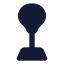 Punchingball icon with solid standard style