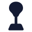Punchingball icon with solid standard style