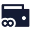 Purse icon with solid sharp style