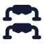 Pushupbar icon with solid standard style
