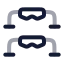 Pushupbar icon with twotone rounded style