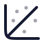 Qqplot icon with twotone rounded style