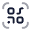 Qrcode icon with twotone rounded style