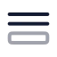 Queue icon with twotone rounded style