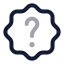 Quiz icon with twotone rounded style