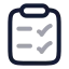 Quiz icon with twotone rounded style