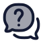 Quiz icon with duotone standard style