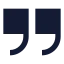 Quotedown icon with solid sharp style