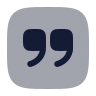 Quote Down Square icon preview