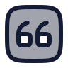 Quote Up Square icon preview