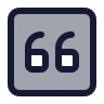 Quote Up Square icon preview