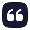 Quote Up Square icon preview