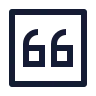Quote Up Square icon preview