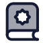 Quran icon with duotone rounded style