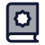 Quran icon with duotone standard style