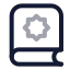 Quran icon with twotone rounded style