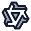 Qwen icon with duotone rounded style
