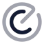 Radar icon with bulk rounded style