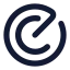 Radar icon with solid rounded style