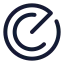 Radar icon with stroke standard style