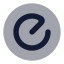 Radar icon with bulk rounded style