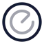 Radar icon with twotone rounded style
