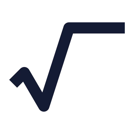 Radical Icon in Solid Sharp style