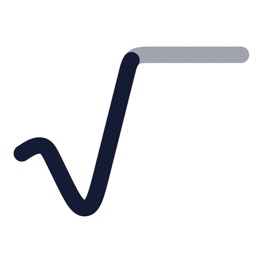 Radical Icon in Twotone Rounded style